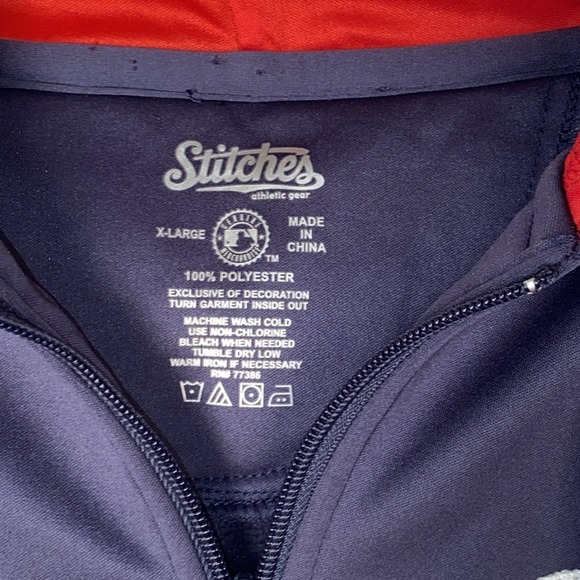 *NEW WITH TAGS!* Stitches Boston Red Sox Full Zip Hoodie xL - Picture 3 of 8